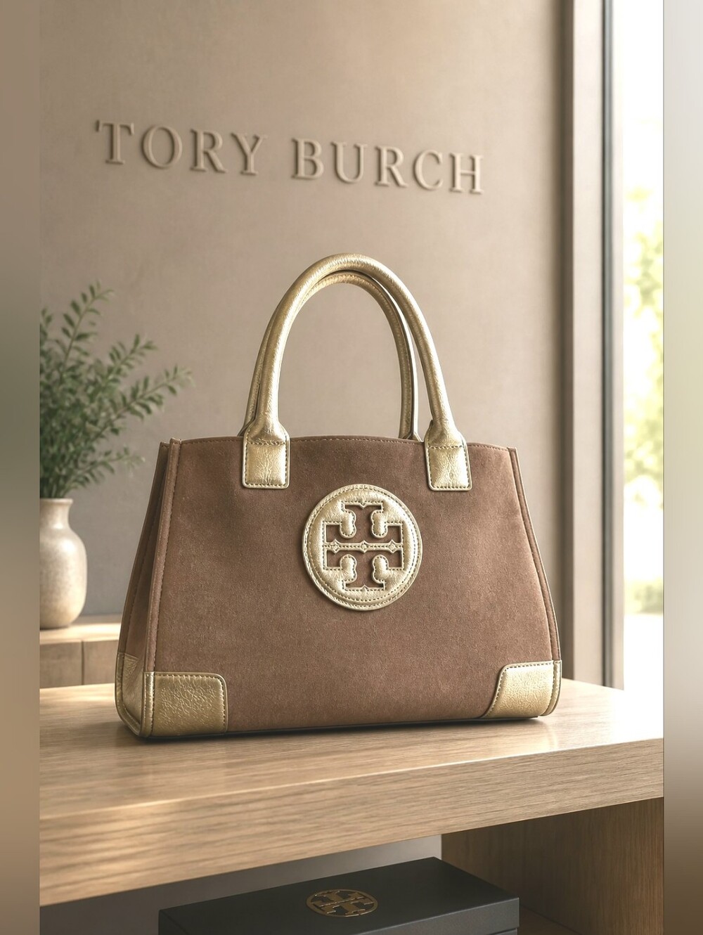 Tory Burch Ella Cashmere Wool Tote